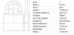 ABUS 72/40 Lockout Padlock Set, Keyed Alike