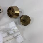 Medeco D-11 Deadbolt - Gold Brass Finish