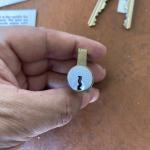 Medeco High Security Lock Cylinder with 2 Keys