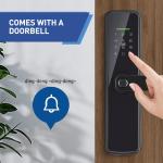 Fingerprint Entry Smart Door Lock with Handle