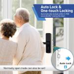 Fingerprint Entry Smart Door Lock with Handle