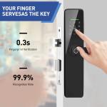 Fingerprint Entry Smart Door Lock with Handle