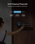 Smart Fingerprint Door Handle with Keyless Entry