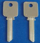 Two Key Blanks for Medeco Bi-Axial Locks