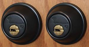 2 High Security Mul-T Lock Deadbolts with Keys