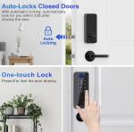Biometric Smart Door Lock with Touch Keypad