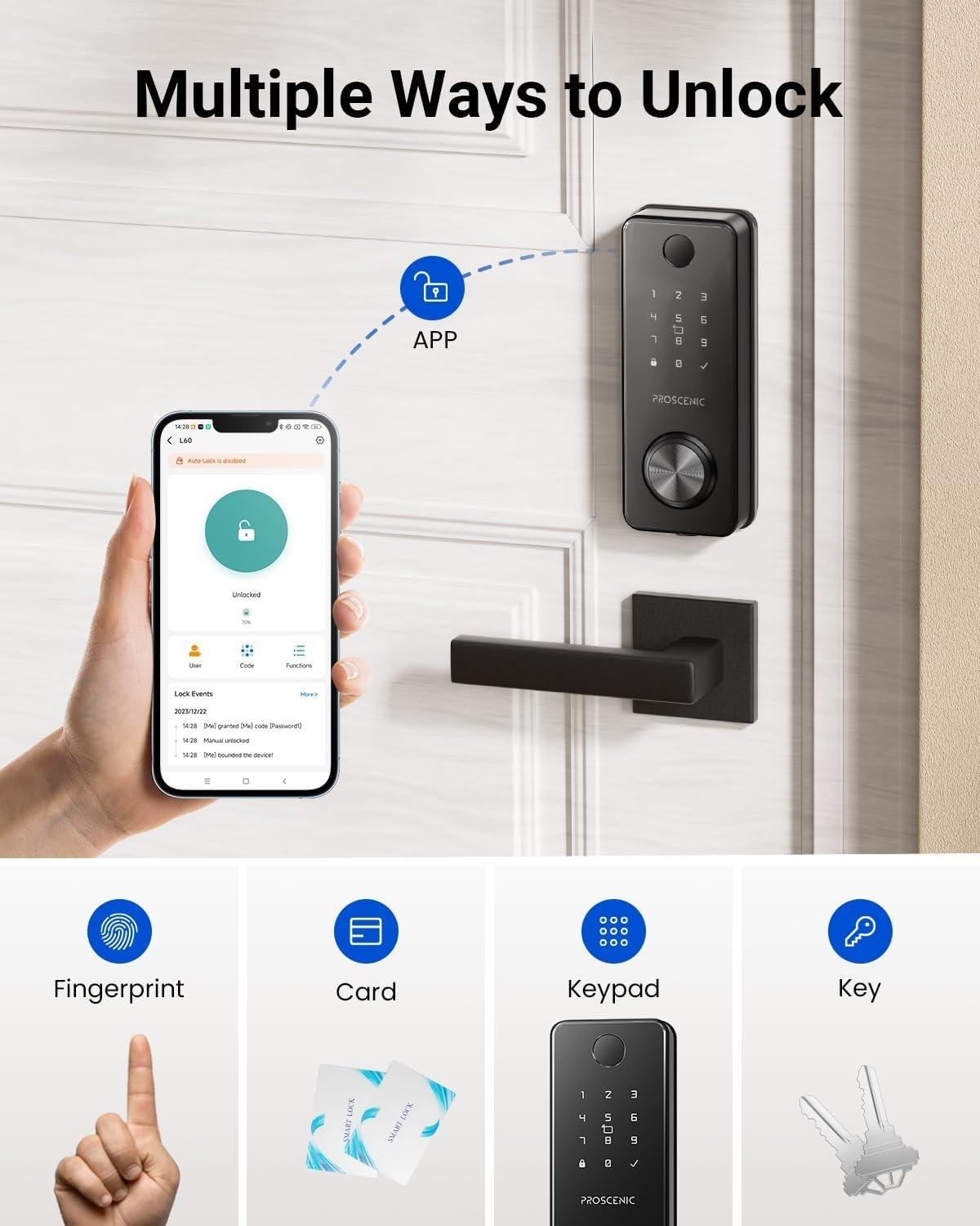Fingerprint Smart Lock with Wi-Fi Access
