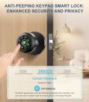 Smart Fingerprint Door Lock with Keypad & App