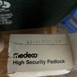 Medeco High Security Padlock - Vintage Design