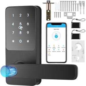 5-in-1 Fingerprint Smart Door Lock with App