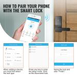 5-in-1 Fingerprint Smart Door Lock with App