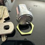 Medeco 72S High Security Cam Lock with Keys