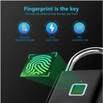 Keyless Fingerprint Smart Padlock - Waterproof Lock