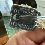 Medeco M3 High Security Mortise Cylinder with Keys