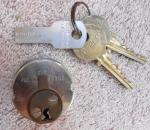 Medeco High Security 1-Inch Lock Cylinder with Keys