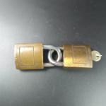 Set of 2 Medeco Brass Padlocks with Key