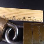 Set of 2 Medeco Brass Padlocks with Key