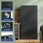 Yizosh Metal Storage Cabinet with Unpickable Lock
