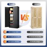 Yizosh Metal Storage Cabinet with Unpickable Lock