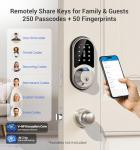 Veise Smart Lock: 7-in-1 Keyless Fingerprint Entry