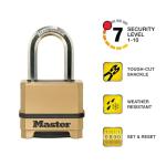 Weatherproof Resettable Combination Padlocks - 2 Pack