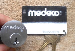 Medeco High Security Lock Cylinder with Keys