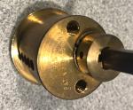 Medeco High-Security Rim Cylinder Lock - Brass