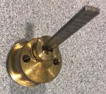 Medeco High-Security Rim Cylinder Lock - Brass