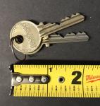 Medeco High-Security Rim Cylinder Lock - Brass