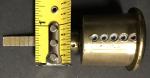 Medeco High-Security Rim Cylinder Lock - Brass