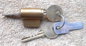 Medeco High Security Lock Cylinder with 2 Keys