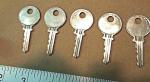 Medeco 64S Plug Lock Cylinder with 5 Keys