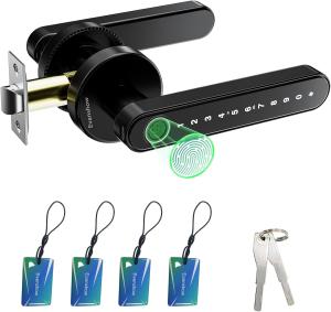 Keyless Fingerprint Door Lock with Keypad
