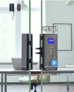 Fingerprint Smart Glass Door Lock - Keyless Entry