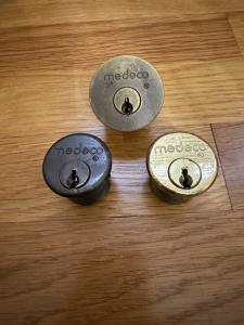 Medeco High Security Lock Cylinders - Keyless Set