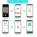 Waterproof Bluetooth Fingerprint Smart Padlock