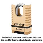 Master Lock 1177D Brass Resettable Combination Padlock