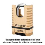 Master Lock 1177D Brass Resettable Combination Padlock