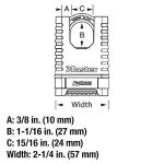 Master Lock 1177D Brass Resettable Combination Padlock