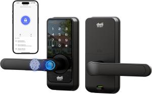 Smart Fingerprint Keyless Entry Lever Lock