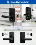 Smart Fingerprint Keyless Entry Lever Lock