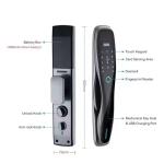 Tuya Smart Keyless Waterproof Fingerprint Door Lock