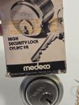 Medeco High Security Lock Cylinder with 2 Keys