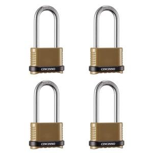 CINCINNO 4-Digit Heavy Duty Combination Lock Set
