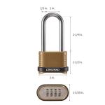CINCINNO 4-Digit Heavy Duty Combination Lock Set