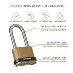 CINCINNO 4-Digit Heavy Duty Combination Lock Set
