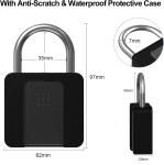 Smart Fingerprint Padlock with Key Backup