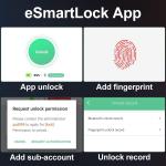 Smart Fingerprint Padlock with Key Backup