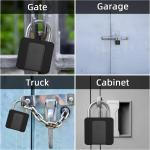 Smart Fingerprint Padlock with Key Backup