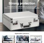 Portable Locking Storage Box with Dual Combination Locks